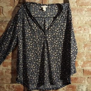 Flowered H&M Blouse